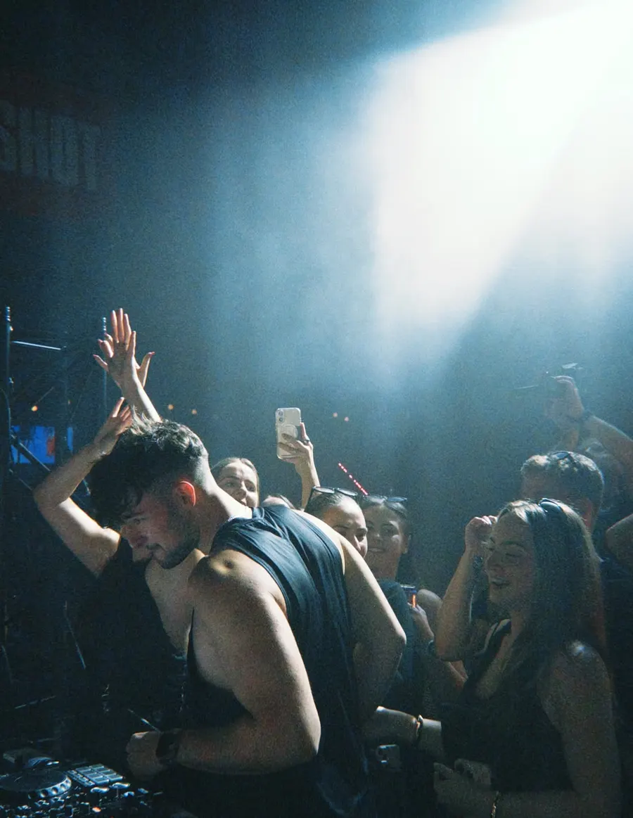 Crowd during the set
